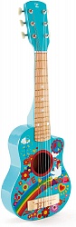 Музыкальная игрушка Гитара, дизайн – цветы (Hape, E0600_HP) - миниатюра